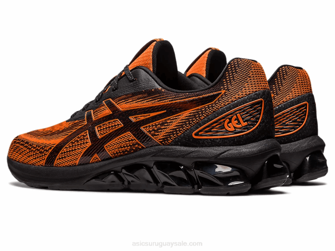 Asics Gel Quantum 180 VII Zapatillas Negras Habanero Rendimiento Deportivo - Image 3