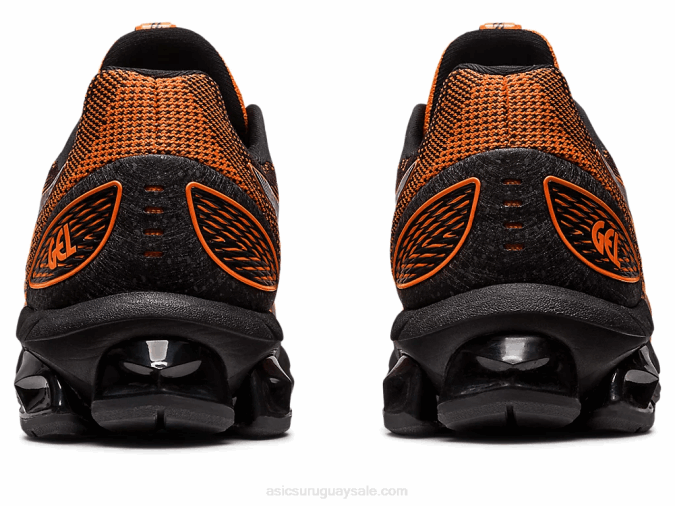 Asics Gel Quantum 180 VII Zapatillas Negras Habanero Rendimiento Deportivo - Image 5