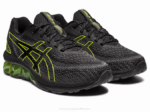 Asics Gel Quantum 180 VII Zapatillas Negro Lima Neon Escolar - Image 2