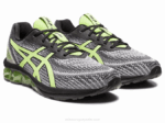 Asics Gel Quantum 180 VII Zapatillas Negro Verde Lima - Image 2