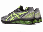 Asics Gel Quantum 180 VII Zapatillas Negro Verde Lima - Image 3