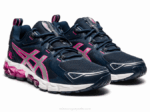 Asics Gel Quantum 180 Zapatillas Azul Francés Rosa Intenso - Image 2