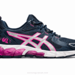 Asics Gel Quantum 180 Zapatillas Azul Francés Rosa Intenso