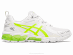 Asics gel quantum 180 zapatillas blanco verde peligro
