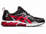 Asics gel quantum 180 zapatillas negras y rojas deportivas