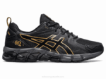 Asics Gel Quantum 180 Zapatillas Negro Oro Estilo y Comodidad