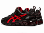 Asics Gel Quantum 180 Zapatillas Negro Rojo Eléctrico Deportivo - Image 3