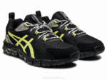 Asics gel quantum 180 zapatos deportivos negro amarillo brillante - Image 2