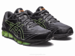 Asics gel quantum 360 vii zapatillas gris oscuro verde lima - Image 2