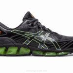 Asics gel quantum 360 vii zapatillas gris oscuro verde lima