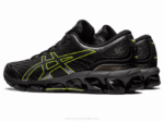 Asics Gel Quantum 360 VII Zapatillas Negras Lima Neón - Image 3