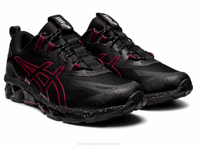 Asics gel quantum 360 vii zapatillas negro burdeos cómodas y ligeras - Image 2
