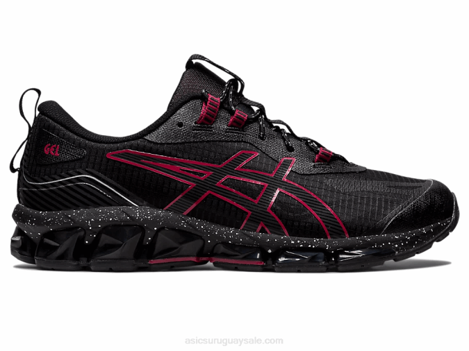 Asics gel quantum 360 vii zapatillas negro burdeos cómodas y ligeras - Image 1