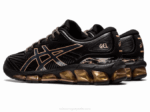 Asics Gel Quantum 360 VII Zapatillas Negro Oro Rosa - Image 3