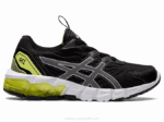 Asics Gel Quantum 90 3 Zapatillas Negras y Plateadas para Niños