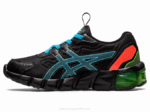 Asics Gel Quantum 90 3 Zapatillas Niños Negro Acuario - Image 4
