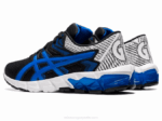Asics gel quantum 90 escuela primaria negro azul eléctrico - Image 3