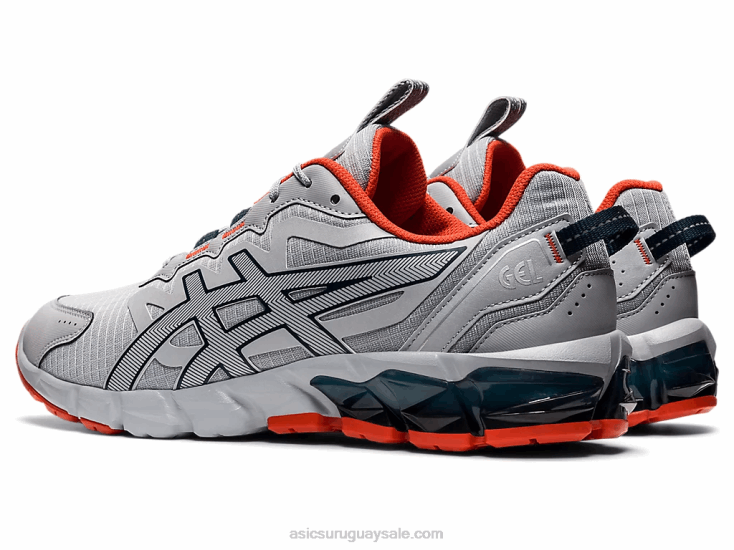 Asics gel quantum 90 Zapatillas deportivas gris piedmont azul francés - Image 3