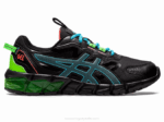 Asics Gel Quantum 90 Zapatillas Escolares Negro Acuario
