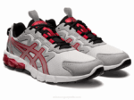 Asics gel quantum 90 zapatillas gris glaciar rojo clásico - Image 2