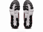Asics gel quantum 90 zapatillas gris glaciar rojo clásico - Image 6
