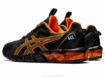 Asics Gel Quantum 90 Zapatillas Negras Naranjas Impactantes - Image 3