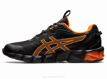 Asics Gel Quantum 90 Zapatillas Negras Naranjas Impactantes - Image 4
