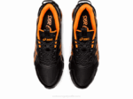Asics Gel Quantum 90 Zapatillas Negras Naranjas Impactantes - Image 6