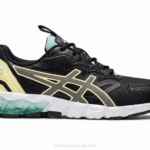 Asics Gel Quantum 90 Zapatillas negras y mantequilla