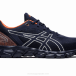 Asics Gel Quantum Lyte II Zapatillas Medianoche Naranja Impactante