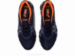 Asics Gel Quantum Lyte II Zapatillas Medianoche Naranja Impactante - Image 6