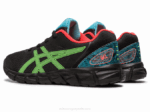 Asics Gel Quantum Lyte II Zapatillas Niños Gecko Negro Verde - Image 3