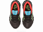 Asics Gel Quantum Lyte II Zapatillas Niños Gecko Negro Verde - Image 6