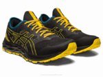 Asics gel rastro de excitación negro y amarillo dorado - Image 2