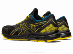 Asics gel rastro de excitación negro y amarillo dorado - Image 3