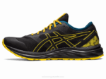 Asics gel rastro de excitación negro y amarillo dorado - Image 4