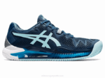 Asics gel resolución 8 arcilla azul claro y confort