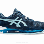 Asics gel resolución 8 arcilla azul claro y confort