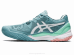 Asics Gel Resolución 8 Arcilla Humo Azul y Blanco - Image 4
