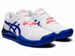 Asics Gel Resolución 8 Blanco Azul Lapislázuli Rendimiento y Estilo - Image 2
