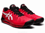 Asics Gel Resolución 8 Rápido Rojo Eléctrico y Blanco - Image 2