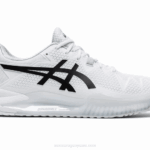 Asics Gel Resolución 8 Zapatillas Blancas Negras para Tenis