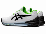 Asics Gel Resolución 8 Zapatillas Blancas Verdes Gecko - Image 3