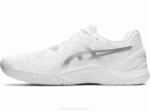 Asics Gel Resolución 8 Zapatillas Blancas y Plateadas - Image 4