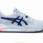 Asics Gel Resolución 8 Zapatillas Cielo Suave Azul Marino