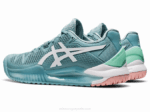 Asics Gel Resolución 8 Zapatillas Humo Azul y Blanco - Image 3