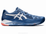 Asics Gel Resolución 8 Zapatillas Tenis Armonía Azul Blanco