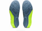 Asics Gel Resolución 9 Ancho Azul Acero Verde Peligro Innovador y Cómodo - Image 7