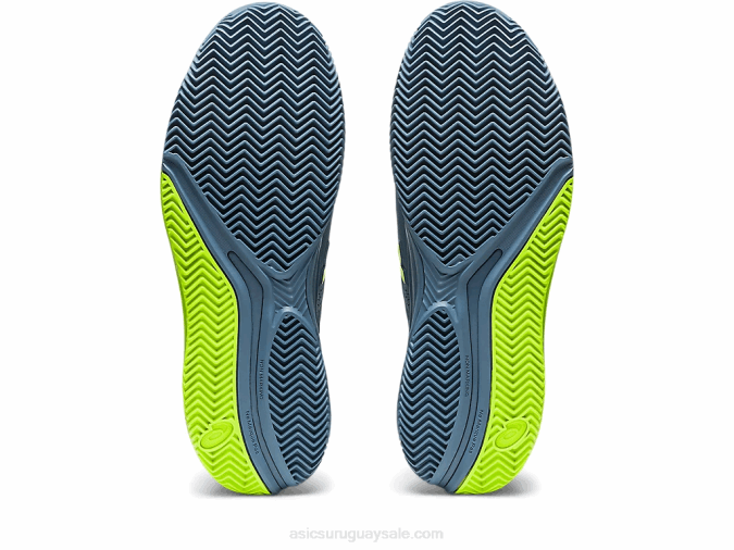 Asics gel resolución 9 arcilla azul acero verde peligro rendimiento excepcional - Image 7