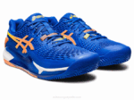 Asics gel resolución 9 arcilla azul atún melocotón rendimiento y comodidad - Image 2